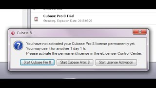 Cubase Activation Problem 7 Elements And Above Solved [upl. by Larentia]