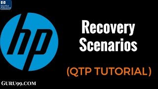 Recovery Scenarios  HP UFTQTP TutoriaL 28 [upl. by Esir]