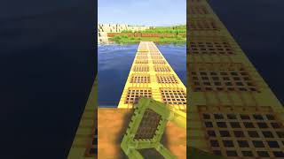 Minecraft Bridge Tutorial😱 shorts [upl. by Esimehc665]