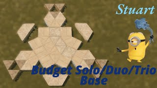 Best Budget SoloDuoTrio Rust base design [upl. by Ahsimrac636]