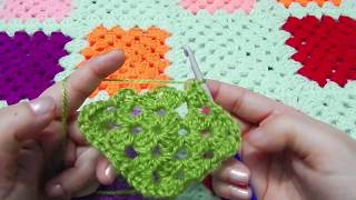 BeginnerHow To Crochet Granny SquareHINDI TUTORIAL [upl. by Trula158]