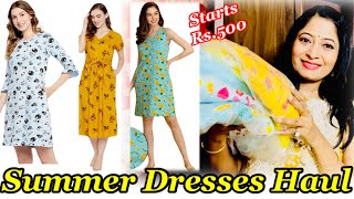 Latest Summer dress haul Summer Clothes Haul 2024  Summer Clothes For Girls Affordable Night Suit [upl. by Air583]