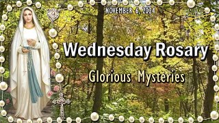 WEDNESDAY Holy Rosary🌹 Glorious Mysteries Blessed Virgin Mary Scenic Colorful Fall Leaves [upl. by Nomrej]