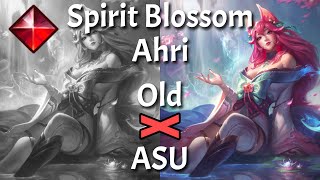 How is Spirit Blossom Ahri REWORKED  Skin Comparison [upl. by Draillih]