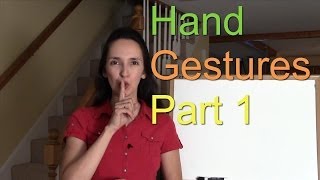 Hand Gestures 12  American Culture amp English Vocabulary [upl. by Arod814]