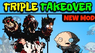 Friday Night Funkin VS Darkness Takeover Triple Trouble  Family Guy Cover FNFPibbyFanmade [upl. by Odlanar]