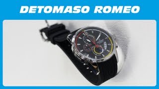 DETOMASO quotRomeoquot Chronograph Unboxing amp Kurzreview [upl. by Savdeep642]