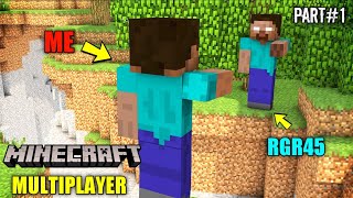 I PLAYED MINECRAFT MULTIPLAYER WITH rgrgamingop in Minecraft malayalam [upl. by Nnep]