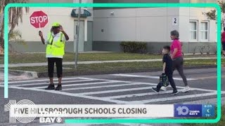 5 Hillsborough County schools closing [upl. by Amsirp146]