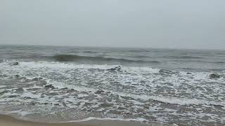 Darłówko beach waves nature morzebałtyckie travel śnieg 22112024 [upl. by Nivel]