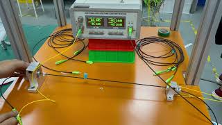 GR326 test PushablePullable bullet fiber optic SC fiber optic patch cord Twist Test [upl. by Meadow]