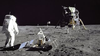 Restored Apollo 11 Moonwalk  Original NASA EVA Mission Video  Walking on the Moon [upl. by Acinomaj]