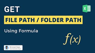 Get File Path or Folder Path Dynamically Using Formula to build Dynamic Power Query [upl. by Beitnes]