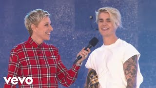 Justin Bieber  What Do You Mean Live From The Ellen Show [upl. by Quinta884]