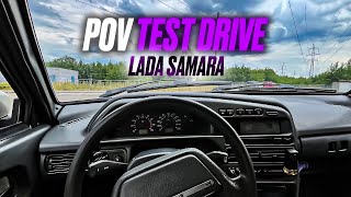 2007 LADA SAMARA 2 15 MT 80HP  POV TEST DRIVE [upl. by Daniell]