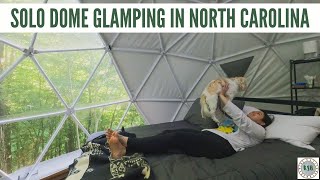 Off The Grid Solo Glamping Video Diary  Glamping Unplugged NC [upl. by Maddalena576]