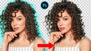 How to remove color fringing on hair  Photoshop [upl. by Sasha337]