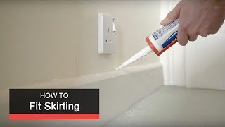 How to fit skirting with Wickes [upl. by Dygert]