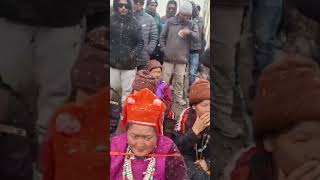 MP LADAKH JAMYANG TSERING NAMGYAL VISITED ZANGSKAR AND ACCOMPANIED BY MANY LEADERS FROM ZANGSKAR [upl. by Ayatnohs]