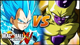 Mastered SSJ God Vegeta vs Golden Frieza Resurrection of F Mod  Dragonball Xenoverse【HD】 [upl. by Hardunn]