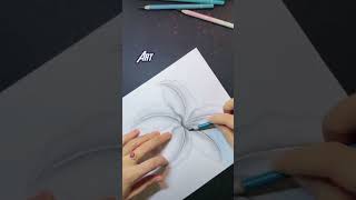 Flower 🌸 drawing simple and easy short art korea subscribe [upl. by Shoshana]