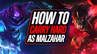 CAN MALZAHAR ACTUALLY CARRY amp HOW SEASON 14 EDUCATIONAL GAMEPLAY [upl. by Cassaundra]