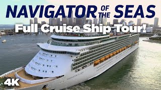 Navigator of the Seas Full Cruise Ship Tour Amplified [upl. by Ecidnac]