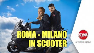 ROMA MILANO IN SCOOTER [upl. by Hassett630]