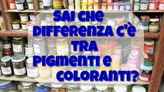 Sai che differenza cè tra pigmenti e coloranti [upl. by Ylerebmik961]