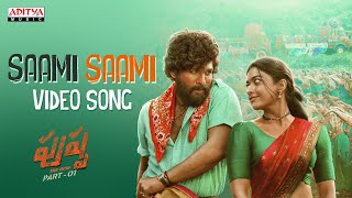 SaamiSaami  Video SongTelugu Pushpa Songs  Allu Arjun Rashmika  Mounika  DSP Sukumar [upl. by Ahsiekam18]