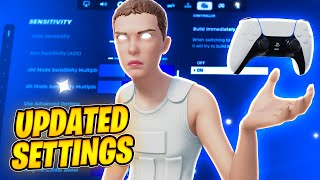 NEW BEST Chapter 5 Season 2 Fortnite Controller Settings PS5XBOXPC [upl. by Edylc885]