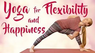 Yoga for Flexibility amp Happiness with Meera  25 Minute Yoga Class for Beginners Full Body Routine [upl. by Golding575]