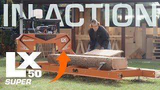 LX50SUPER Portable Sawmill in Action  WoodMizer [upl. by Nevet]