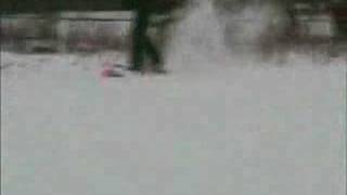 SNOWMOBOARD Gas powered snowboard [upl. by Pate452]