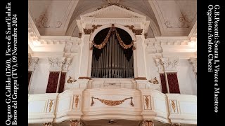 Pescetti Vivace e maestoso dalla Sonata I in do min organo Gaetano Callido Borso del Grappa TV [upl. by Kenaz649]