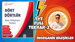 2İNORGANİK BİLEŞİKLER full tekrar TYT biyoloji ibrahimdem [upl. by Smoht]