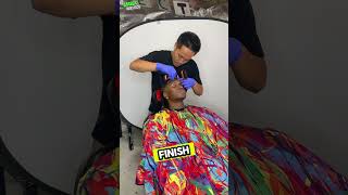 Craziest Afro Hairline Fixed tristhebarber [upl. by Husain356]