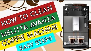 How To CleanDescale Melitta Avanza Coffie Machine In Easy Steps👍 [upl. by Peednam]