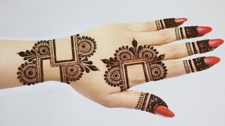 Stylish Simple Backhand Mehndi design Easy Mehndi designsMehandi ka design Mehndimehandi designs [upl. by Asserac513]