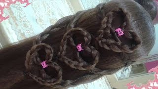 peinados recogidos faciles para cabello largo bonitos y rapidos con trenzas para chica en fiestas41 [upl. by Aitnahc]