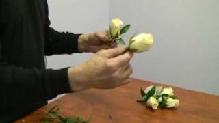 How to Make a Corsage and Boutonniere for a Wedding [upl. by Rudich]