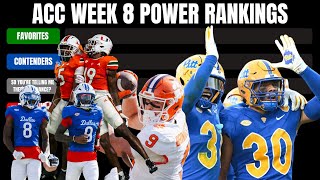 Week 8 Updated ACC Power Rankings  Tier List Ranking  Can SMU Win the Conference [upl. by Einram279]