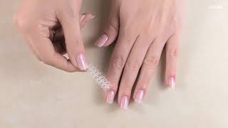 Risqué Novo Renda  Nail Art com Adesivo [upl. by Sidnarb]