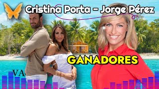 Cristina Porta 🤍🦖 y Jorge Pérez se coronan como GANADORES de Vaya vacaciones 2023 primera edición 🏖️ [upl. by Steffy]