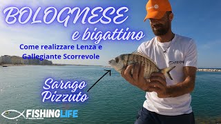 Pesca a Bolognese con il Bigattino come Pescare e Realizzare una Lenza e Galleggiante Scorrevole [upl. by Clifton907]