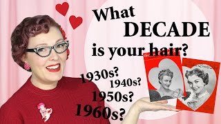 Comparing Similarities and Differences of Vintage Hair from the 1930s 1940s 1950s and 1960s [upl. by Resa]