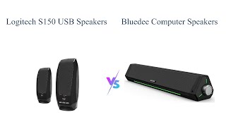 Logitech S150 USB Speakers vs Bluetooth Soundbar Comparison 🎧🔊 [upl. by Etiuqal498]