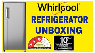 Whirlpool 200 L Single Door 3 Star Refrigerator Unboxing   Magnum Steel 215 IMPWCOOL PRM 3S [upl. by Aneloj]