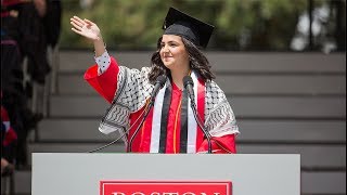 Boston University Commencement 2018 Student Speaker Yasmin Younis [upl. by Chappelka]