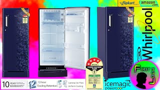 Whirlpool 190 L Single Door 4 Star Refrigerator Unboxing amp Review  FIRST LOOK [upl. by Cathi]